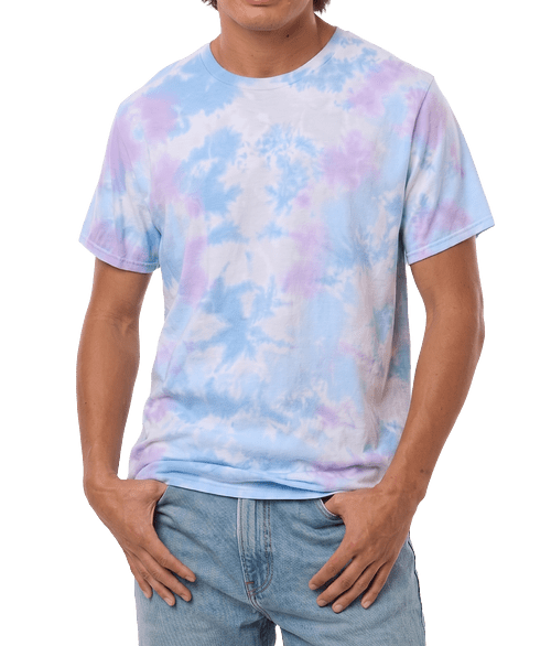 Colortone Vintage Tie-Dye Crewneck T-shirt in Dusk