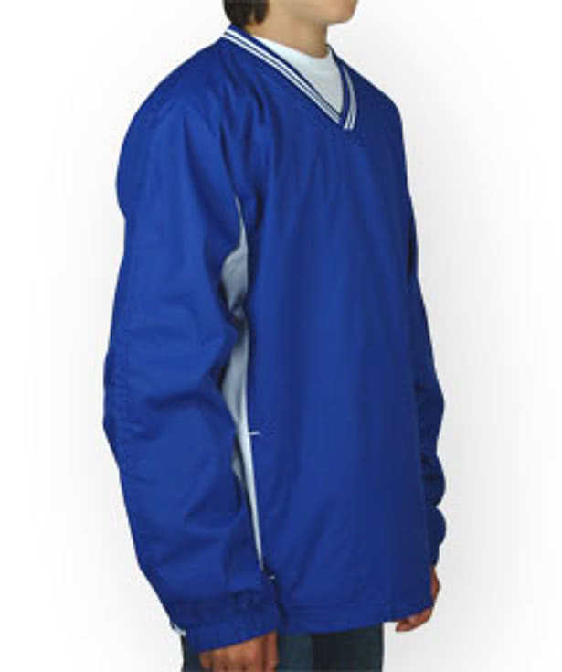 Sport-Tek Youth Tipped V-Neck Windshirt