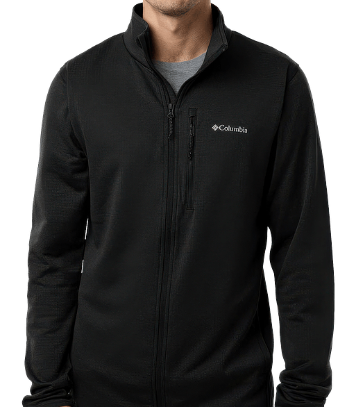 Columbia Essential Hike Recycled Fleece Jacket - Printed in Black