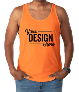 Bella + Canvas Jersey Tank - Color: Neon Orange