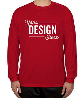 Badger B-Dry Long Sleeve Performance Shirt - Color: Red