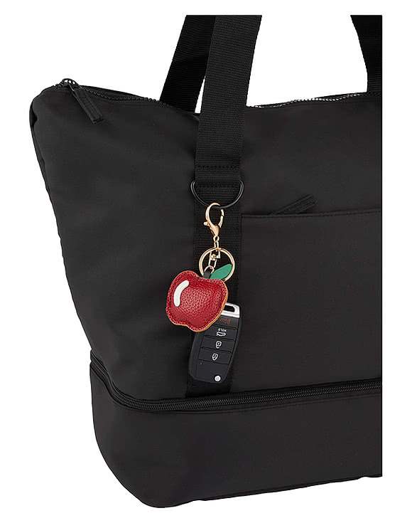 Apple Leather Keychain