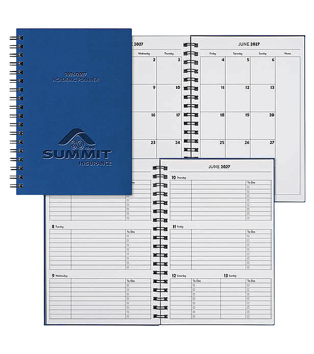 Castelli WireO Tucson Medio White Academic Planner
