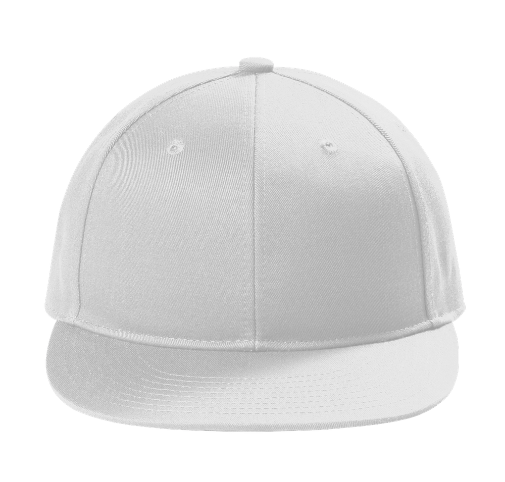 Port Authority Solid Flat Bill Snapback Hat-default