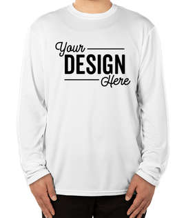 Soffe Military Performance Mesh Long Sleeve T-shirt - Color: White