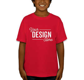 Canada - Gildan Youth DryBlend 50/50 T-shirt - Color: Red