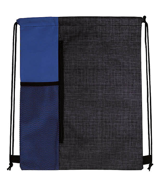 Full Color Non-Woven Vertical Drawstring Bag