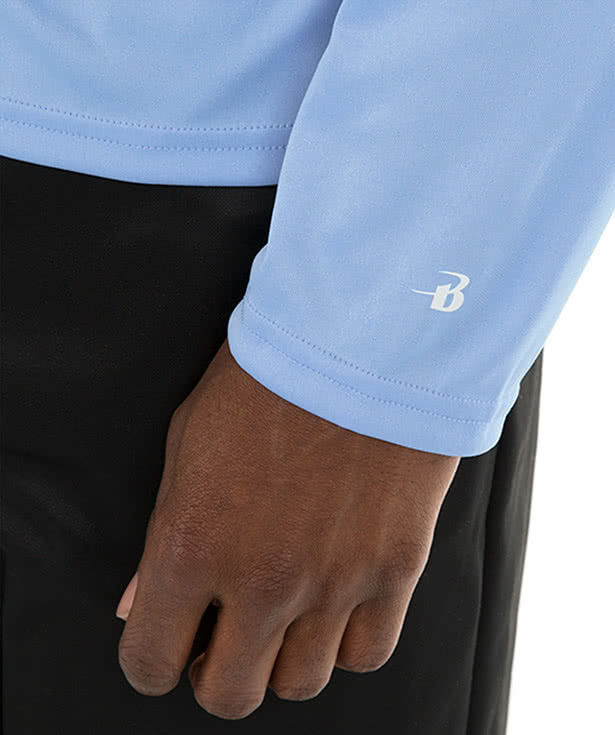 Badger Contrast Quarter Zip Performance Shirt