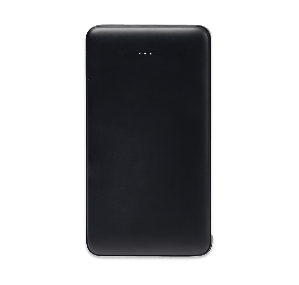 Full Color 10,000 mAh Portable Power Bank with Integrated Cables-default