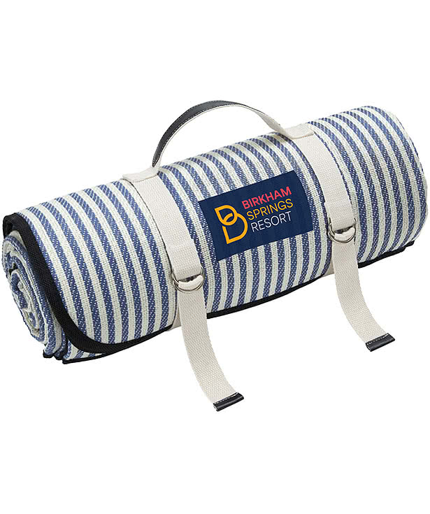 Hampton Outdoor Picnic Blanket with Straps Closure