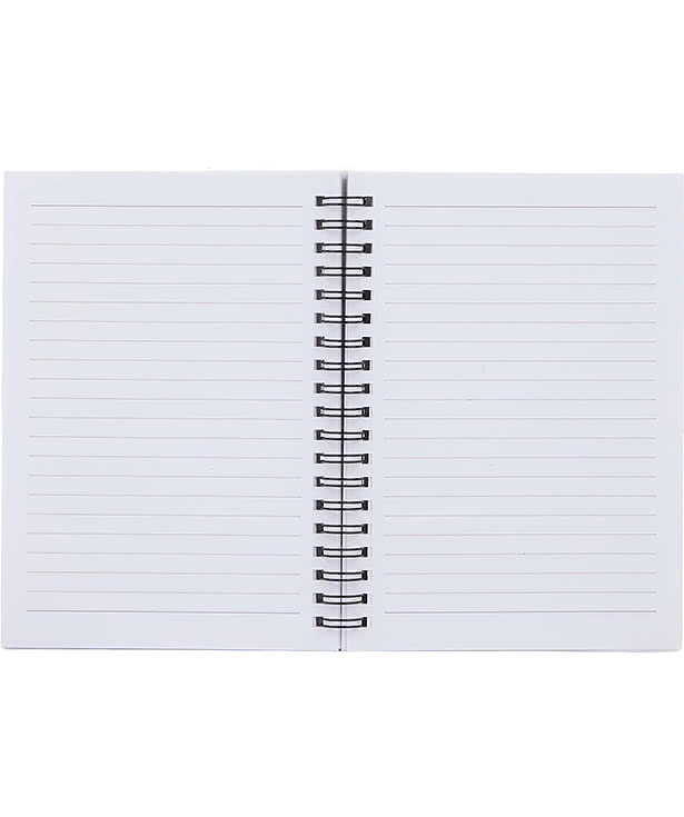Debossed Pebble Grain FSC Recycled Hard Cover Spiral Notebook