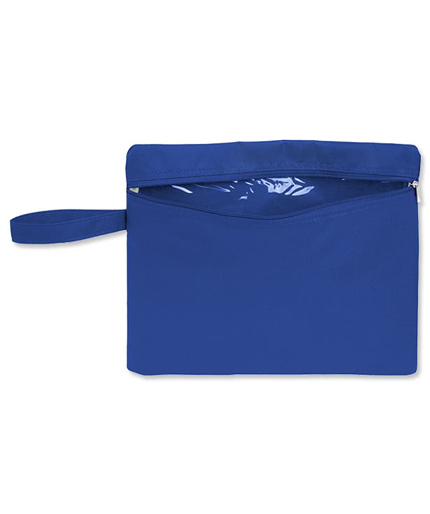 Full Color Utility Recycled Wet/Dry Travel Pouch