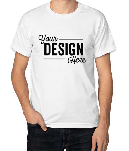 Bayside USA-Made Jersey T-shirt - White