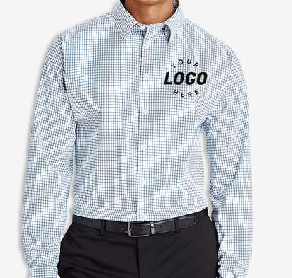 Devon & Jones CrownLux Micro Windowpane Performance Dress Shirt-default