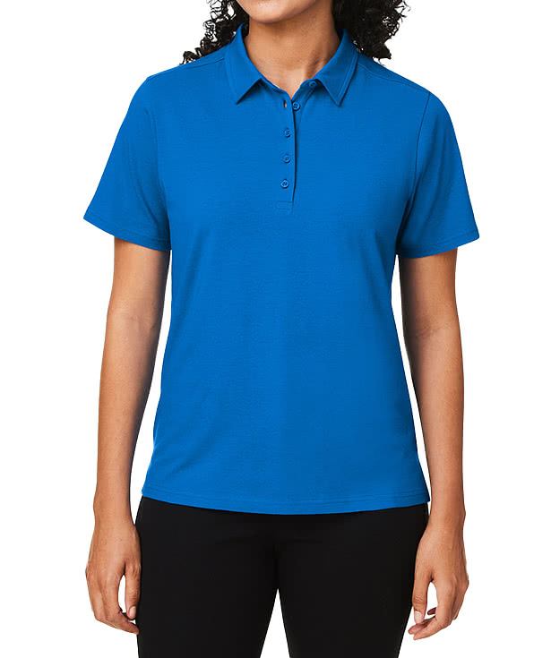 Devon & Jones Women's Raleigh Stretch UPF 50 Performance Polo - Printed