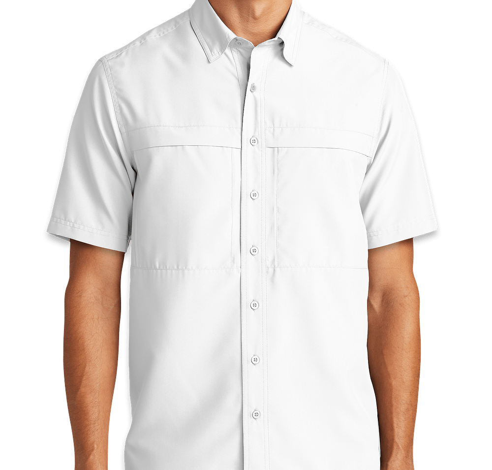 Port Authority Daybreak UV Short Sleeve Shirt-default