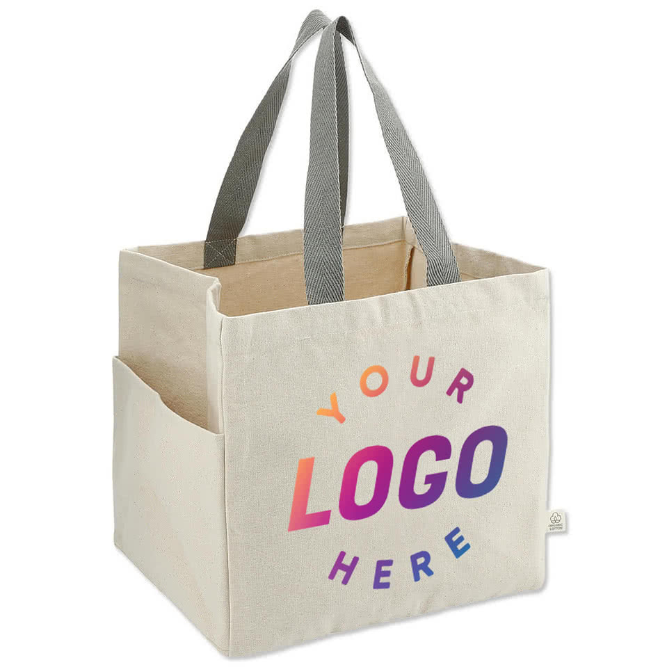 Medium Recycled Cotton Canvas Shopper Tote Bag