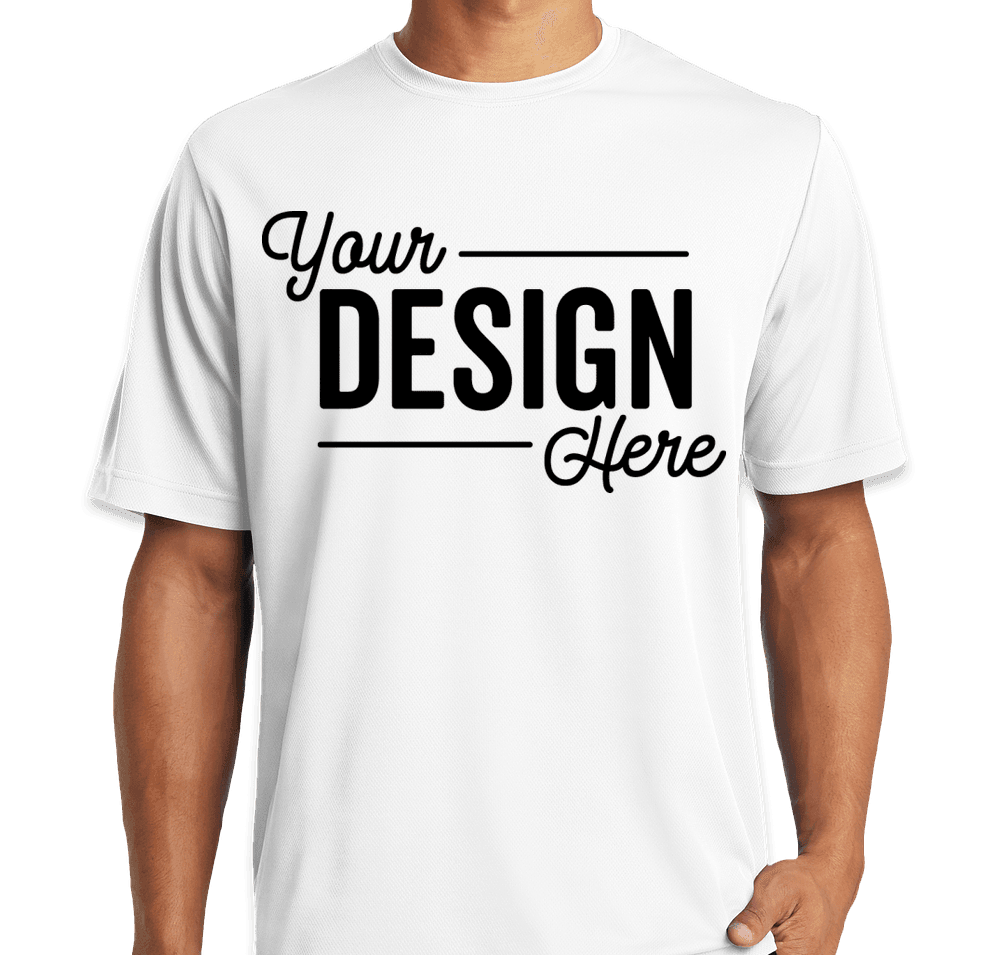 Custom Sport-Tek RacerMesh Performance Shirt - Design Short