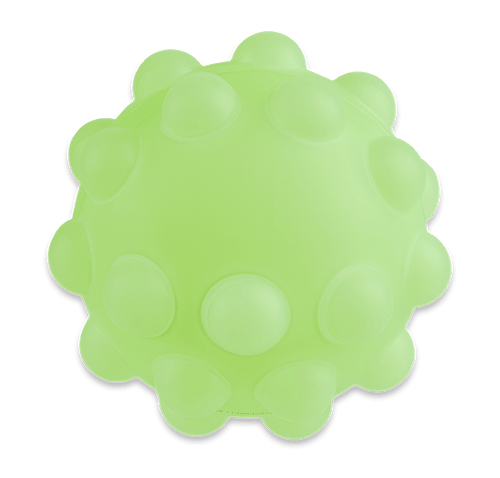 Glow-In-The-Dark Push Pop Ball in GREEN GLOW