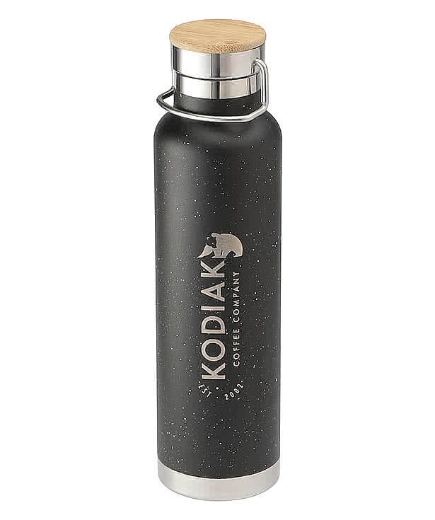Laser Engraved 22 oz. Thor Speckled Copper Vacuum Insulated Water Bottle