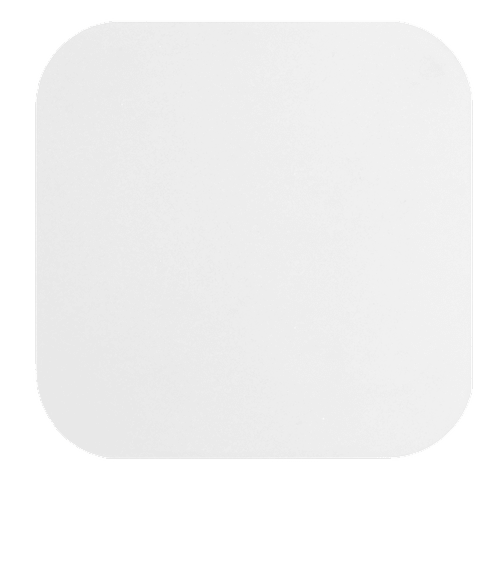 Full Color Qi Triad 5W Wireless Charging Pad in White