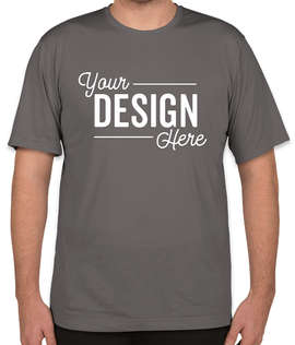 Sport-Tek Soft Jersey Performance Shirt - Color: Dark Smoke Grey