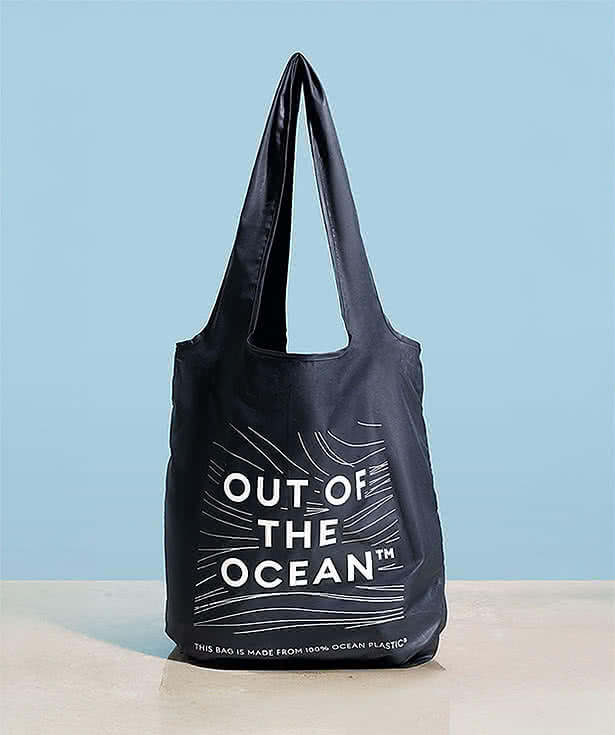 Out of the Ocean Pocket Tote Bag