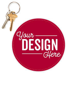 5.5 in. Circle Car Magnet - Color: Cardinal