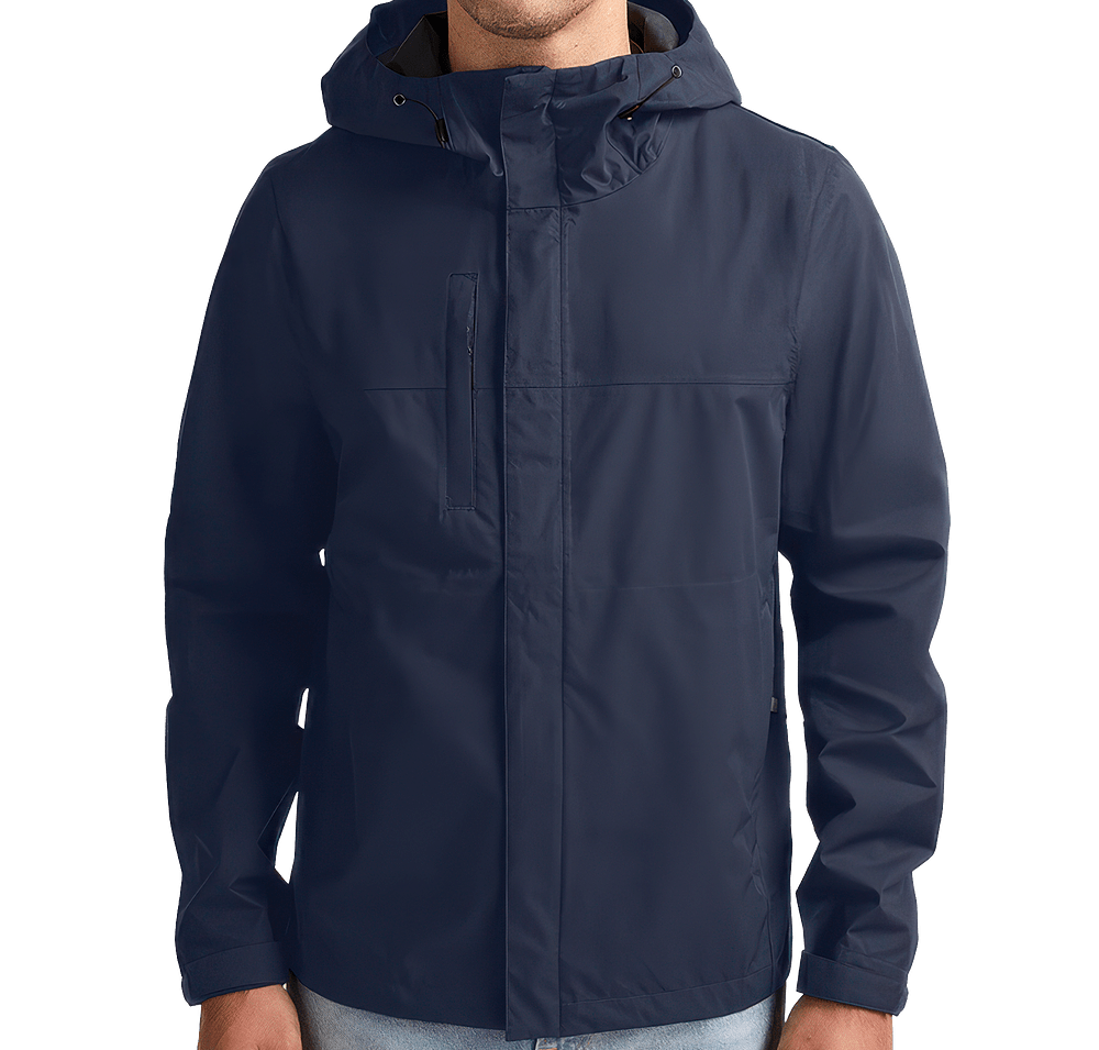 Charles River Berkshire Recycled Packable Rain Jacket-default