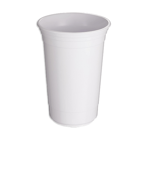 16 oz. The Varsity Insulated Party Cup in White