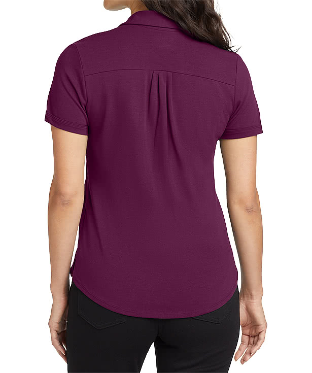 OGIO Women's Limit Stretch V-Neck Performance Polo