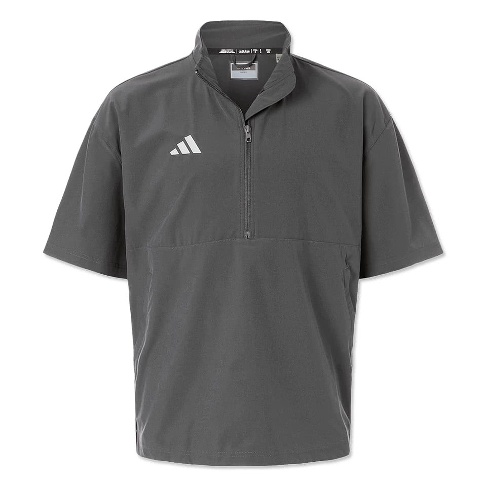Adidas Recycled Short Sleeve Quarter-Zip Pullover
