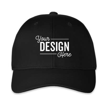 Pacific Headwear Cotton Blend Adjustable Hat - Black / Black