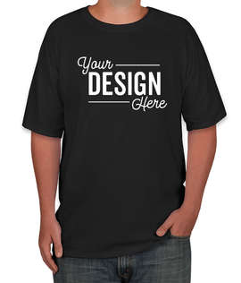Hanes Tall Beefy-T Crewneck T-shirt - Color: Black