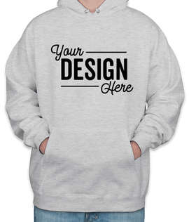 Hanes Ultimate Cotton Heavyweight Pullover Hoodie - Color: Ash