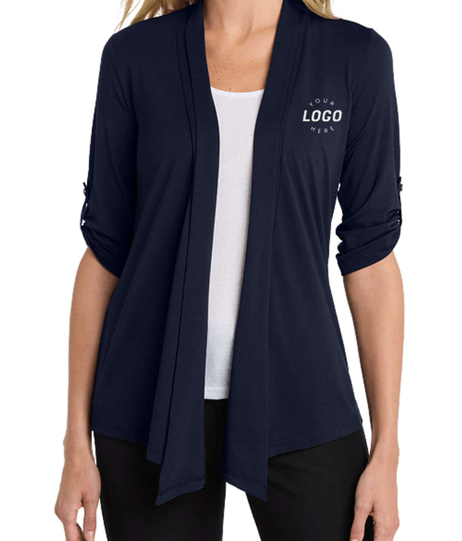 Port Authority Women's Concept Shrug Cardigan in Dress Blue Navy