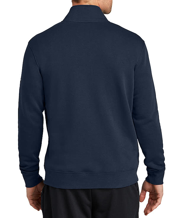 Nike Club Swoosh Sleeve Quarter Zip Sweatshirt