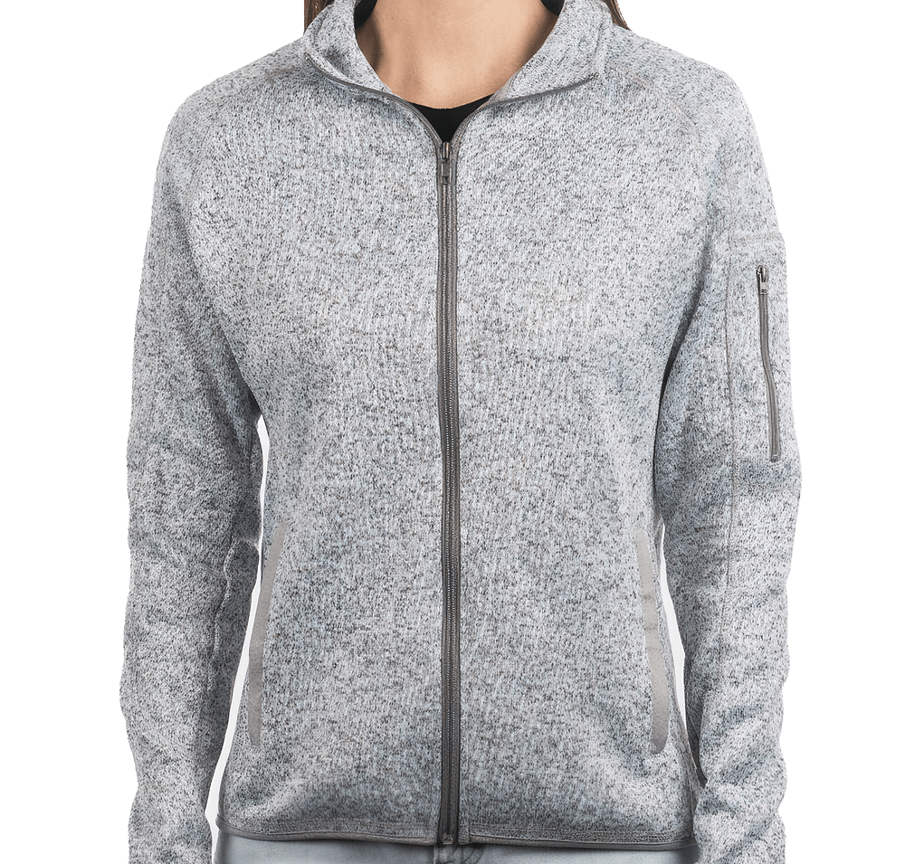 Burnside Women's Sweater Knit Full-Zip Jacket-default