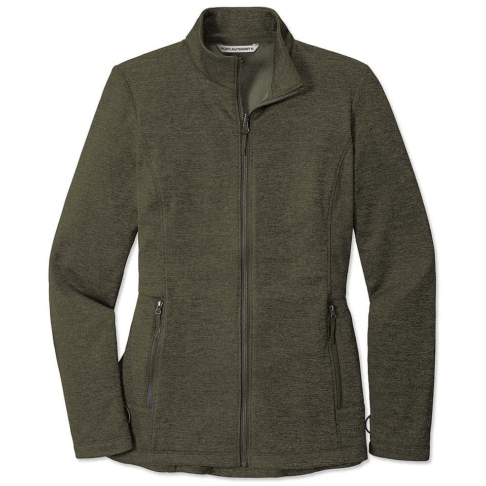 Port Authority Women's Collective Striated Tech Fleece Jacket - Printed