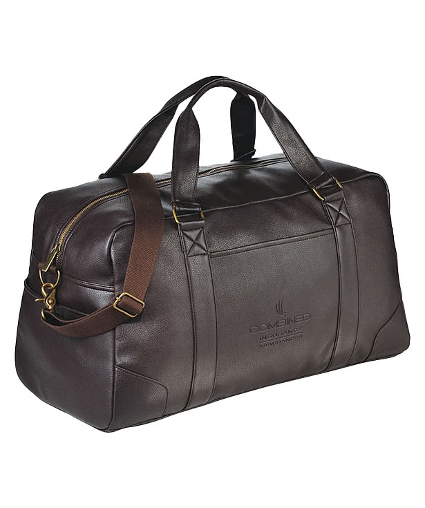 Debossed Oxford Executive Professional Weekender Duffel Bag