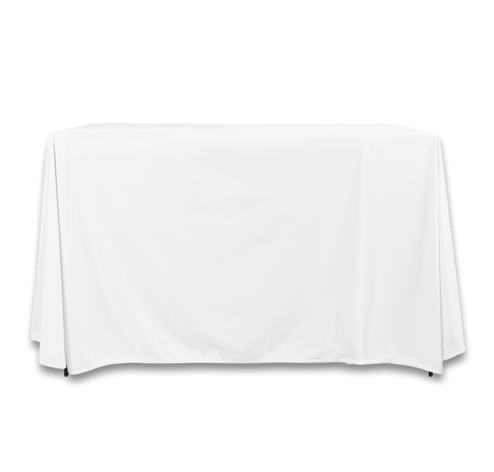 Full Color 4' Open-Back Throw Tablecloth-default