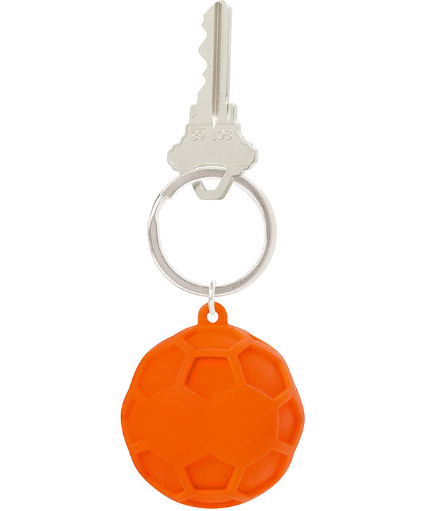 Silicone Ball Stress Reliever Keychain