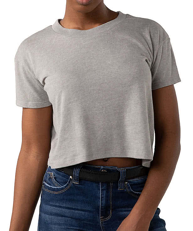 Alternative Apparel Women's 50/50 Crop T-shirt