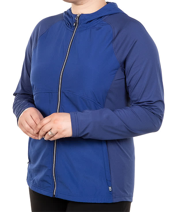 Cutter & Buck Women's Adapt Eco Knit Hybrid Full Zip Jacket
