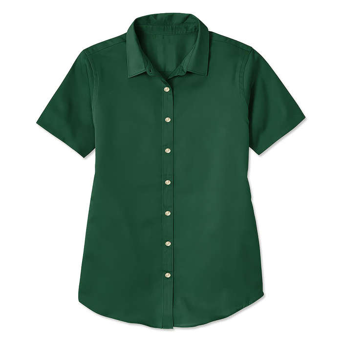 customizable short sleeve dress shirts Custom Masonic Men's Poplin Button-Down Short Sleeve Dress Shirt