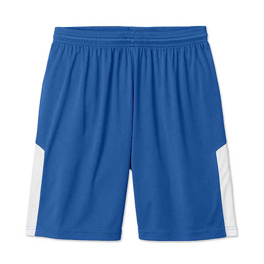 Sport-Tek Competitor United Performance Shorts in True Navy / White