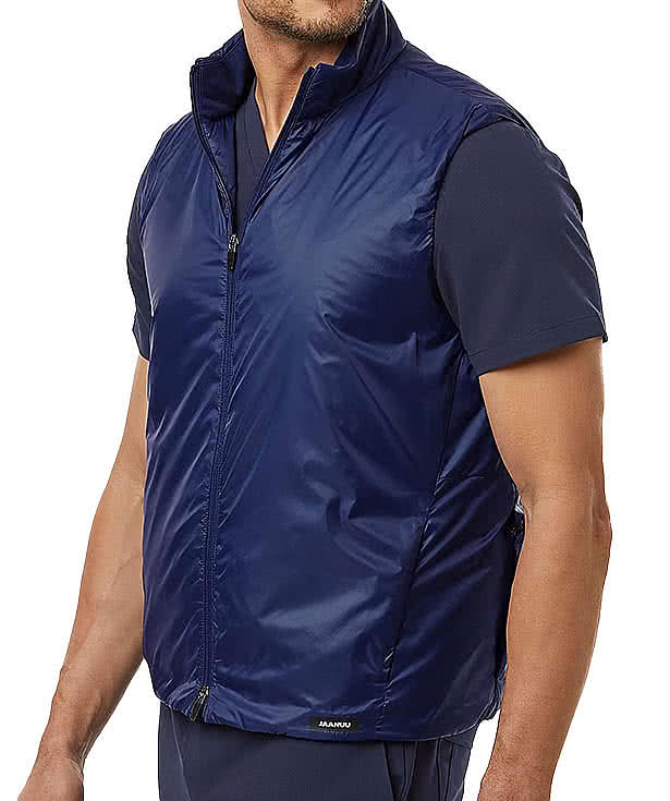 Jaanuu Phantom Recycled Insulated Scrub Vest - Printed
