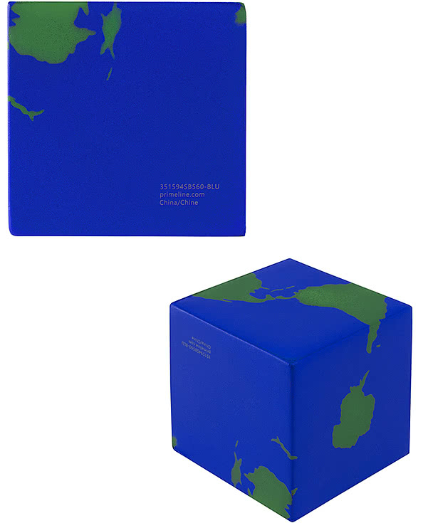 Earth World Cube Stress Reliever