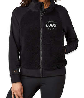 OGIO Women's Luuma Full Zip Sherpa Jacket - Color: Blacktop