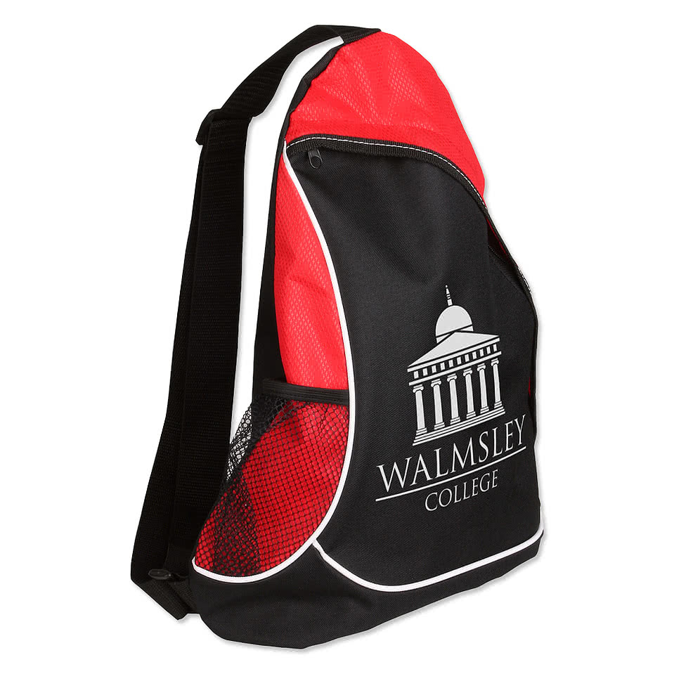 Natural Curve Non-Woven/Polyester Sling Backpack